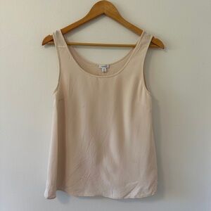 Cuyana Silk Tank Top in Blush Pink- Size Medium